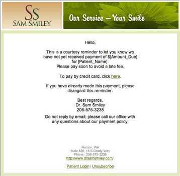 Financial Reminder